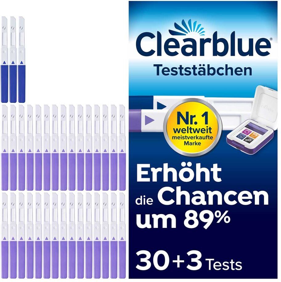 Clearblue Fertilitätsmonitor Teststäbchen 30+3
