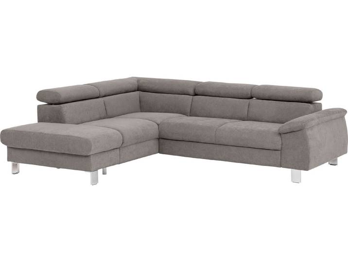 COTTA Ecksofa Komaris L-Form, B: 249 cm, mit Kopfteilverstellung, optional Schlaffunktion, Bettkasten & Licht