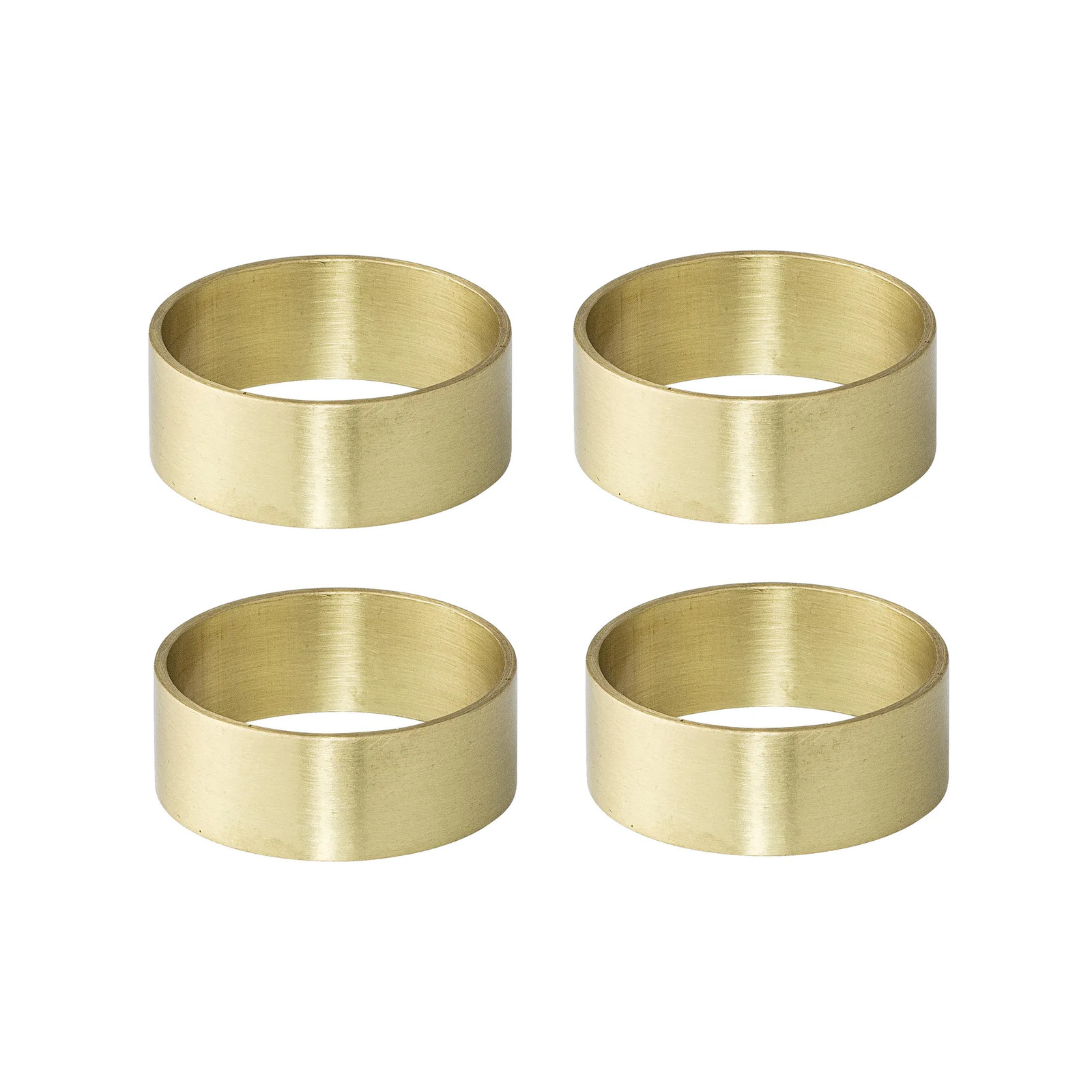 Bloomingville servetringen 4-pack messing goud