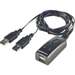 LINDY 2 Port USB KM Switch 2 Port Tastatur-/Maus-Umschalter Tastatur 32165
