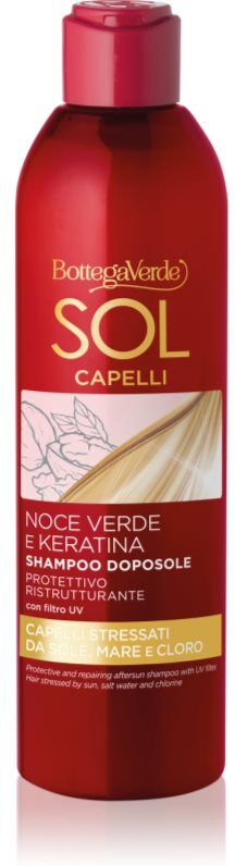 Bottega Verde Sol Capelli shampoing hydratant protecteur après-soleil 250 ml