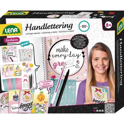 Kreativset LENA "Handlettering-Set, groß", bunt, Kreativsets, Kinder, Kunststoff