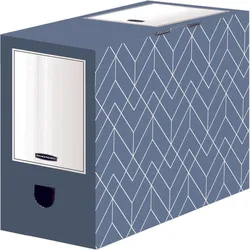 Bankers Box Archivboxen schieferblau/weiß 15,0 x 34,5 x 25,3 cm
