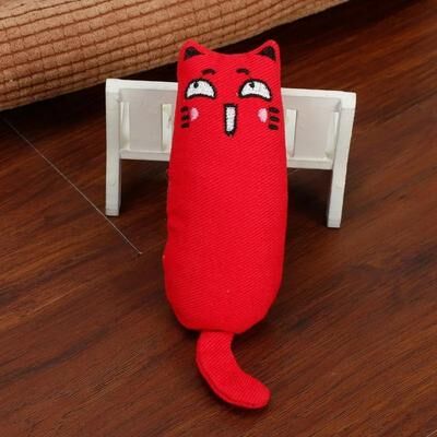 Uplift Essentials "Rustle Sound ""Teeth Grinding"" Catnip Plush red"