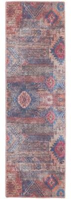 New Concept Washables Southwestern Machine Washable Area Rug