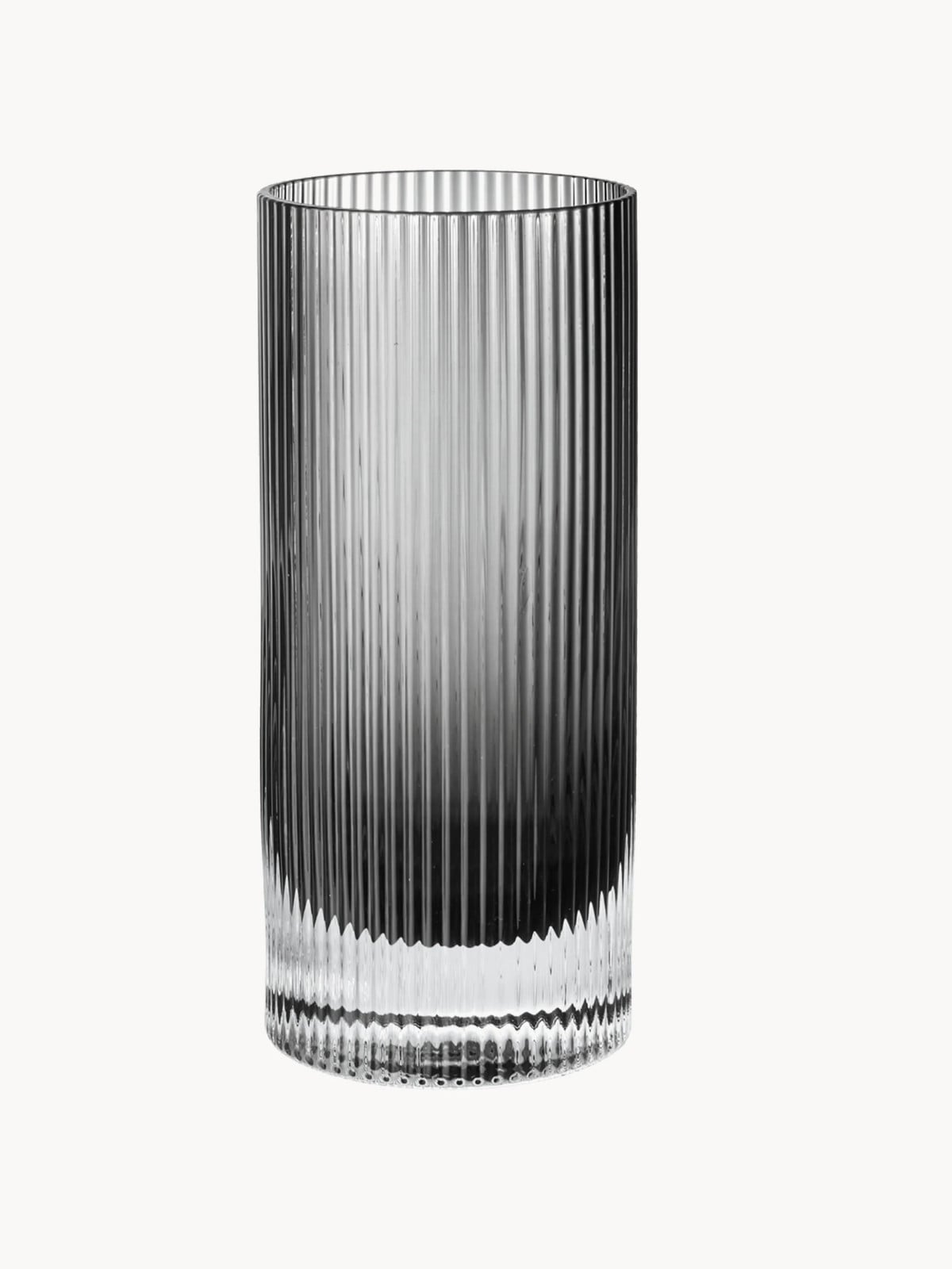 Ferm LIVING Ripple mondgeblazen highballglazen met reliëfpatroon, 2-delig, 480 ml
