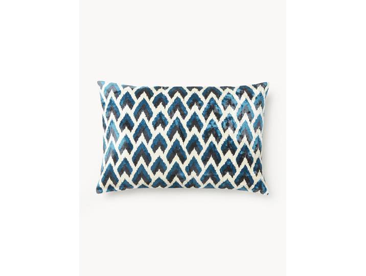 Housse de coussin avec motif jacquard tissé Heron