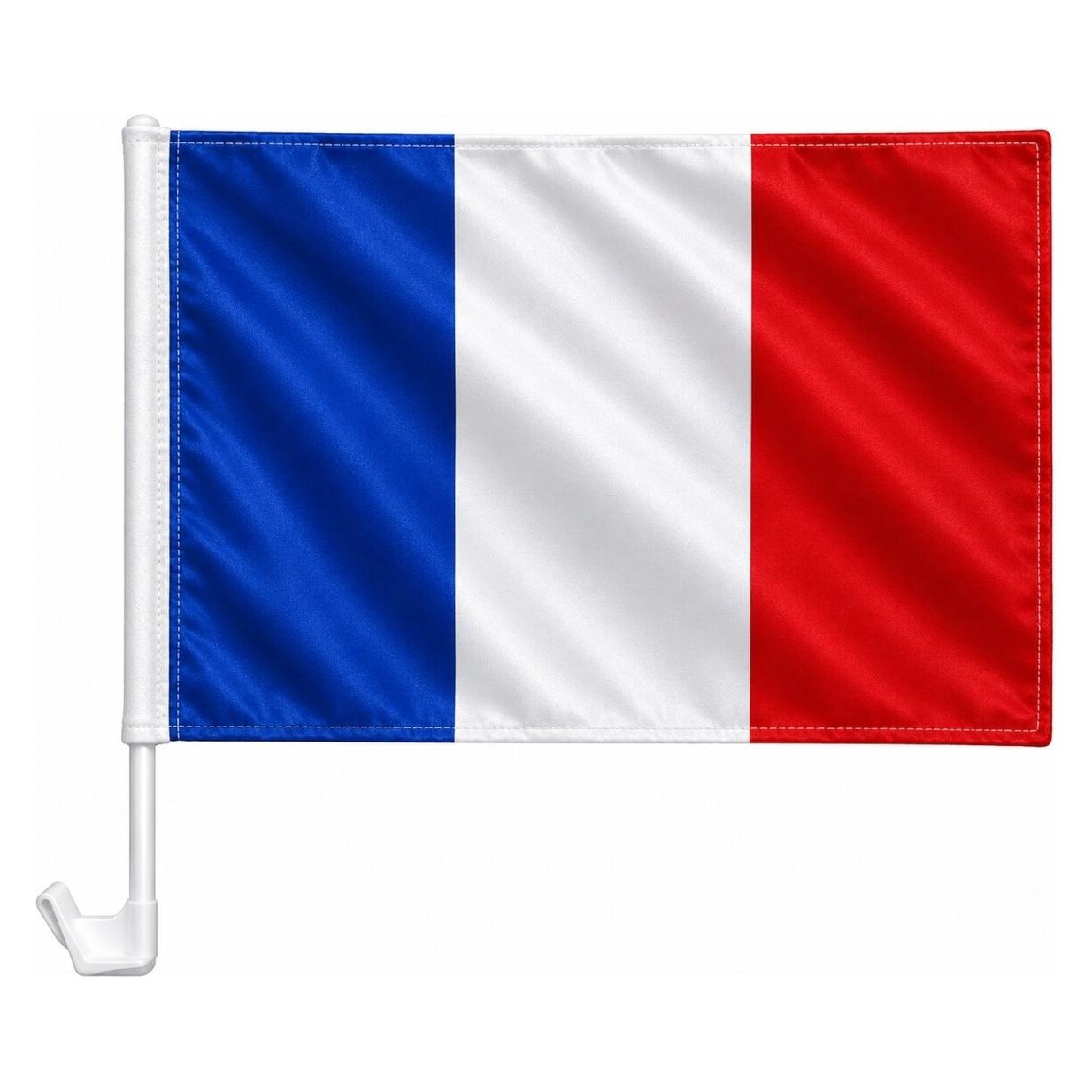 trends4cents Autoflagge Frankreich 30 x 40 cm Auto Flagge Fahne Autofahne Fensterflagge Fanfahne (30 x 40 cm) (32205171)