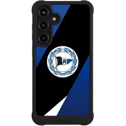 Nivocase Hülle für Samsung Galaxy S25+ Stossfeste Handyhülle NIVOmax Case Schwarz Arminia Bielefeld DSC (Samsung Galaxy S25+), Smartphone Hülle, Schwarz