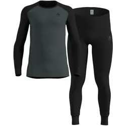 odlo Active Warm Funktionsunterwäsche Special Set Herren 61001 - black - urban chic XXL
