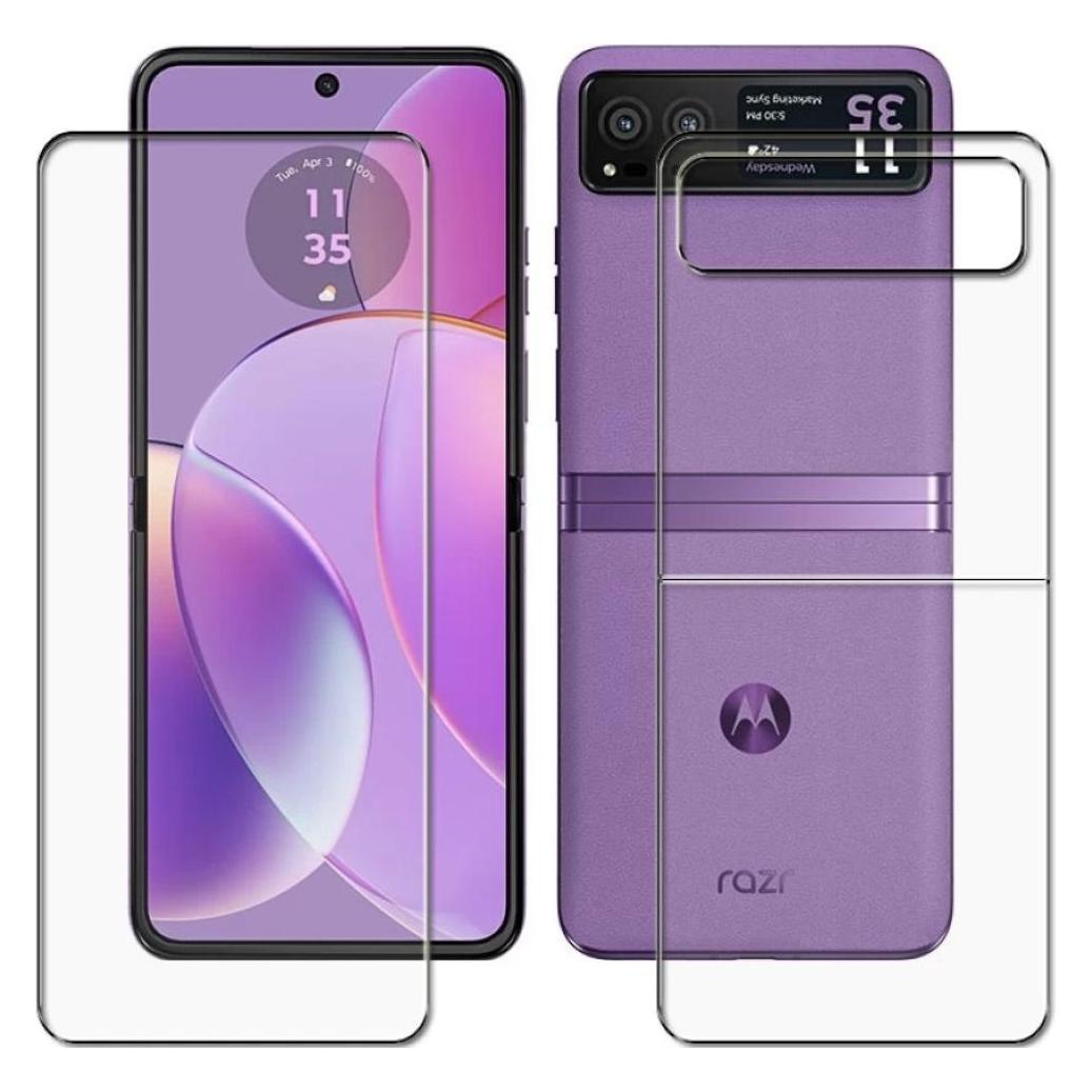 Screenguard 100% Display Schutz Folie Motorola Razr 40 Crystal Clear (Motorola Razr 40) (00032803)