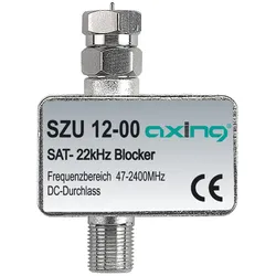 Axing SZU12-00 22 kHz Blocker, F-Buchse, F-Stecker SZU01200 SZU 12-00