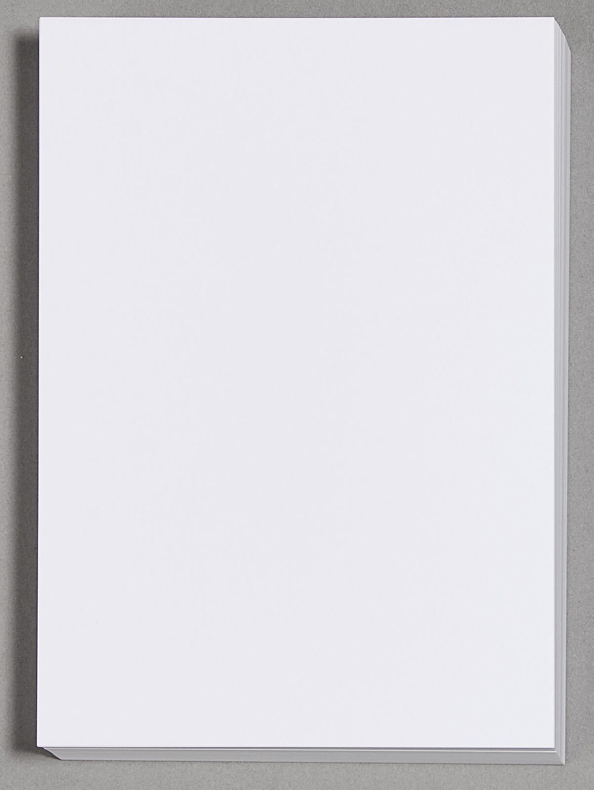 neutral Notizpapier 14.8 cm x 21 cm weiß 100110259850529