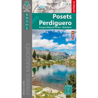 Posets-Perdiguero, Karte von , Alpina Editorial, 978-84-7011-208-9