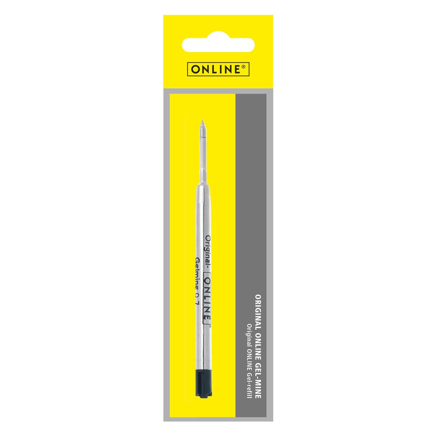Online Mine Gel (Schwarz, 0.70 mm, 3 Stk.) (40045/3)