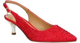 Women's Ferryanne Pointy Toe Pump by J. Renee in Red (Size 6 M)