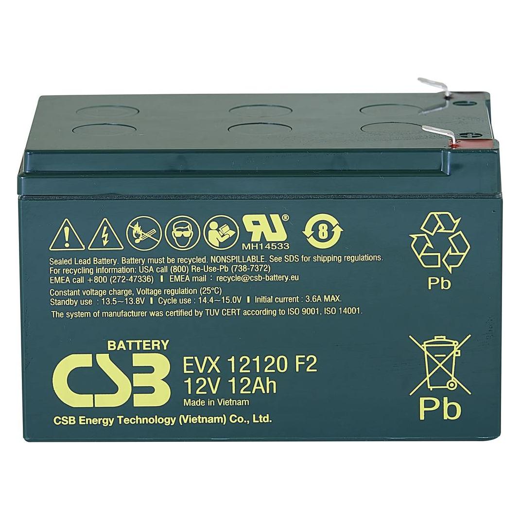 CSB Battery BleiAkku EVX 12120 (12000 mAh, 12 V) (EVX12120F2)