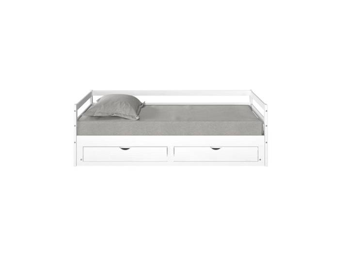 Lit extensible 90/180x190 cm BLOOM Blanc