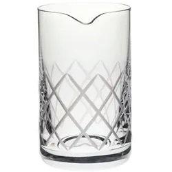 Rona Mixer Beaker Diamond 73 geschliffen, matt Cumberland 600 ml 1 Stück transparent, 14.6 cm