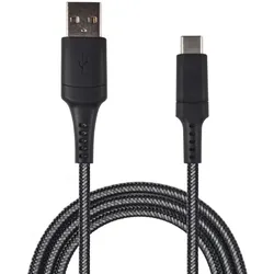 2GO 795822 USB Kabel 1 m USB B USB C Schwarz