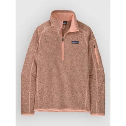 Patagonia Better Sweater 1/4 Half-Zip Fleece Pullover peach sherbet Gr. M