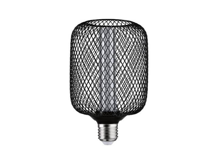 PAULMANN LED-Leuchtmittel Metallic Glow Zyl Spiral 200lm 4,2W 1800K 230V , schwarz, L:16,2cm Ø:10cm, Leuchtmittel, LED-Leuchtmittel