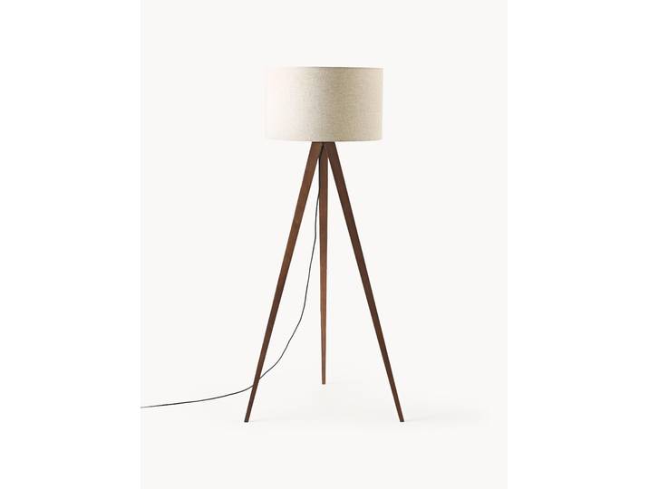 Lampadaire trépied scandi en bois massif Jake