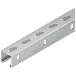 Niedax Ankerschiene 2996Z/3 FL 41x41x3000mm gelocht, Leinwand
