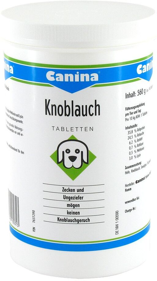 Canina Knoblauch Tabletten für Hunde 140stk
