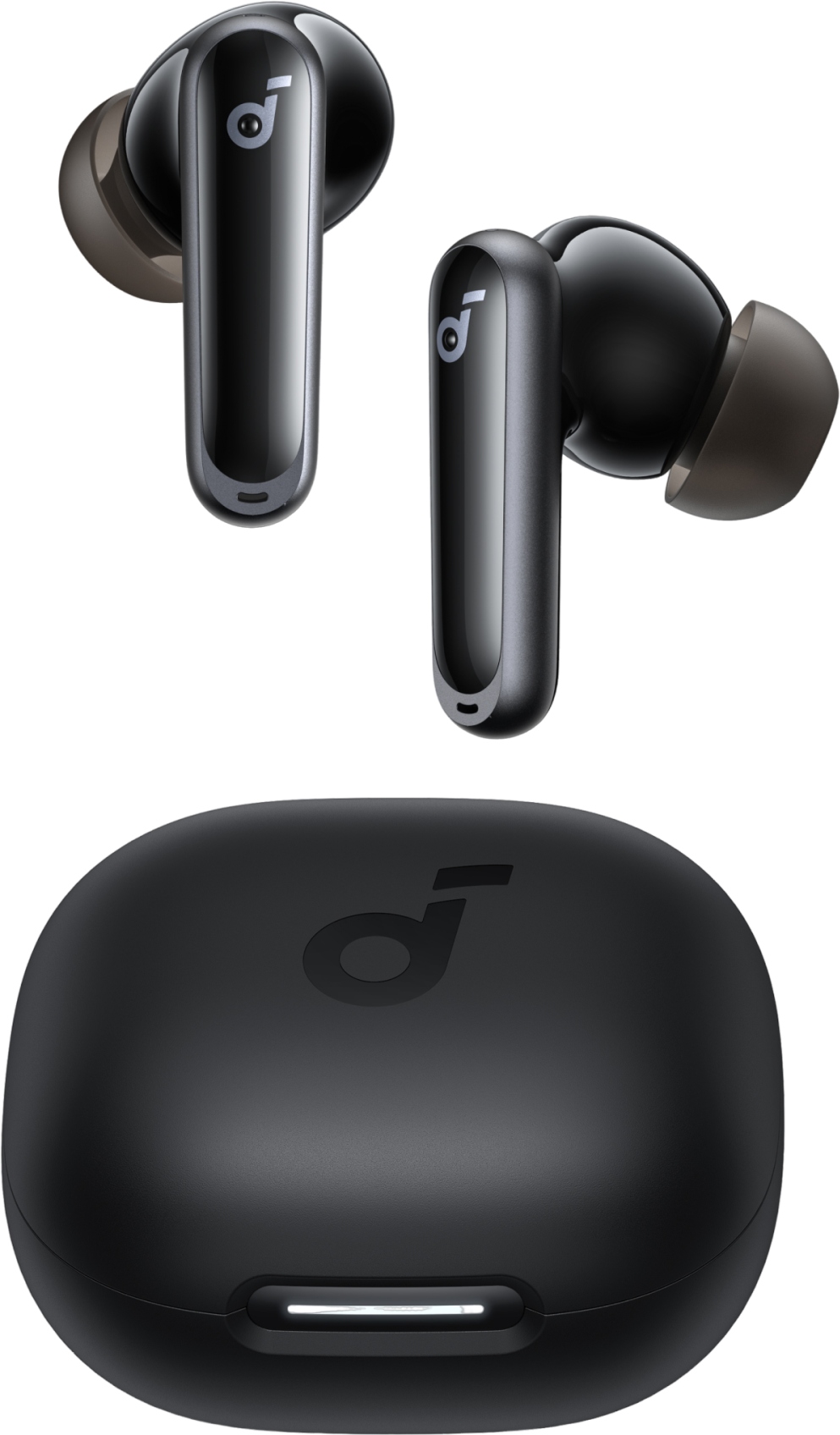 soundcore P40i   Noise Cancelling Earbuds, 2-in-1 Charging Case and Phone Stand Oat White / 1 Pack