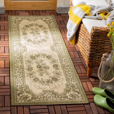 SAFAVIEH Courtyard Karol Indoor/ Outdoor Waterproof Patio Backyard Rug