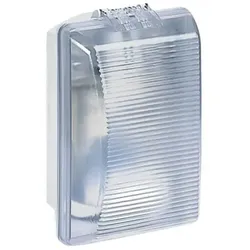 Legrand 062400 Feuchtraumleuchte rechteck 75W weiß Koro IP54 E27 kl Abdeckung.
