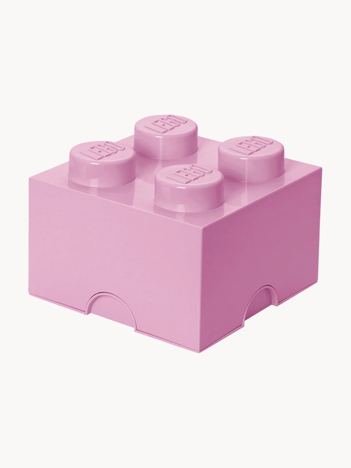 LEGO opbergdoos Brick met 4 noppen, stapelbaar, plastic