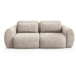 SOFA Camilla 3 Sitzplätze Taupe