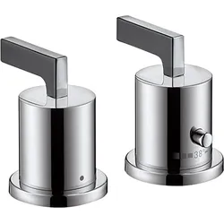 hansgrohe AXOR Citterio 2-Loch Wannenrandthermostat mit Hebelgriffen, 39482000, Farbe: Chrom