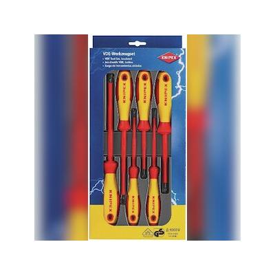 KNIPEX Werkzeug-Set "Schraubendreher", 6-teilig