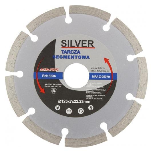 Silver Segment Diamond Shield 125 x 22,2 x 7 mm (35621979)