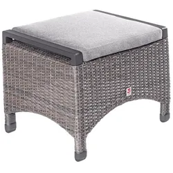 LC Garden, Gartenstühle, Komido Dining Hocker Aluminium/Polyrattan
