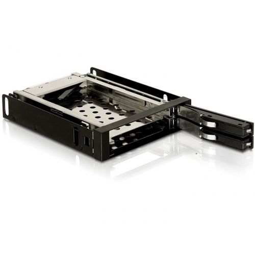Delock 3.5" Wechselrahmen für 2x 2.5" Festplatten (47189)