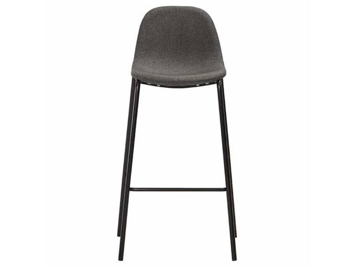 Chaise/Fauteuils de bar - Chaise de bar - lot de 4 - gris foncé tissu - élégance et confort（9778)