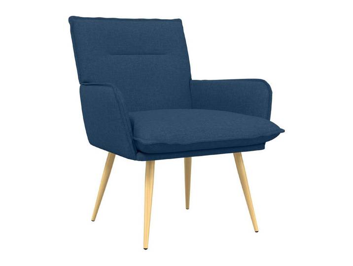 vidaXL Sessel Sessel Blau Stoff (1-St)