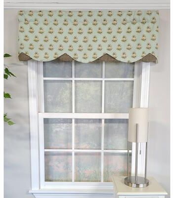 RLF Home Pineapple Field Petticoat Valance