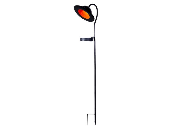 Lampe solaire LED\, jeu de lumière\, batterie\, noir\, H 86 cm