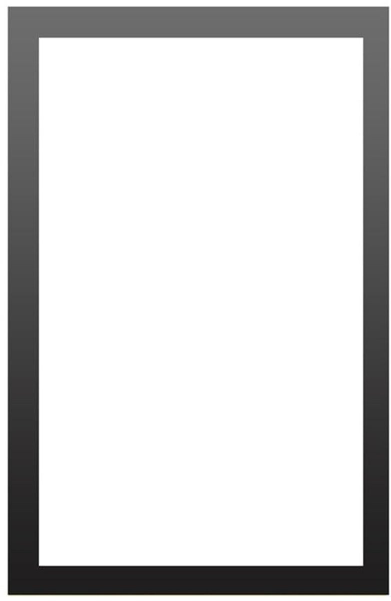 Dailygoods Fotolijst A4 10 stuks - Magnetisch en zelfklevend informatiekader - Zwart