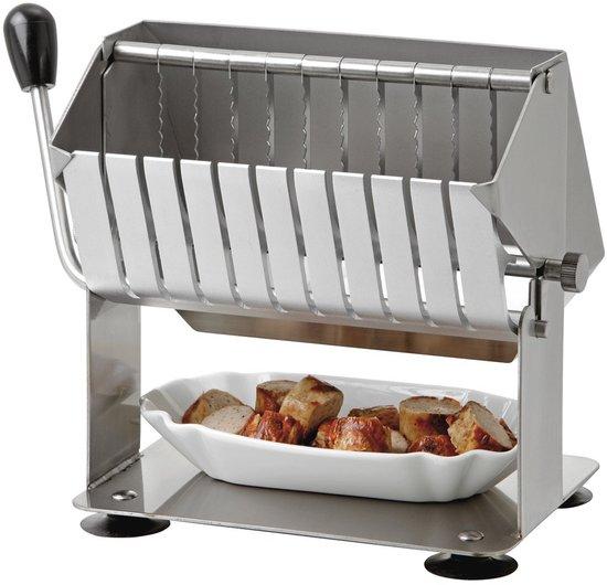 Manuelle Currywurst-Schneidemaschine für Suppen und Saucen - 10 Liter, elektronisch mit indirekter Erwärmung