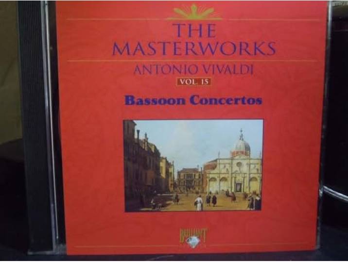 THE MASTERWORKS ANTONIO VIVALDI VOLUME 15 BASSOON CONCERTOS