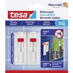tesa 77764 Klebenagel verstellbar Weiß Inhalt: 2 St. 77764-00000-00