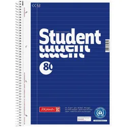 4x Brunnen, Heft + Block, Collegeblock (A4, Liniert, Weicher Einband)
