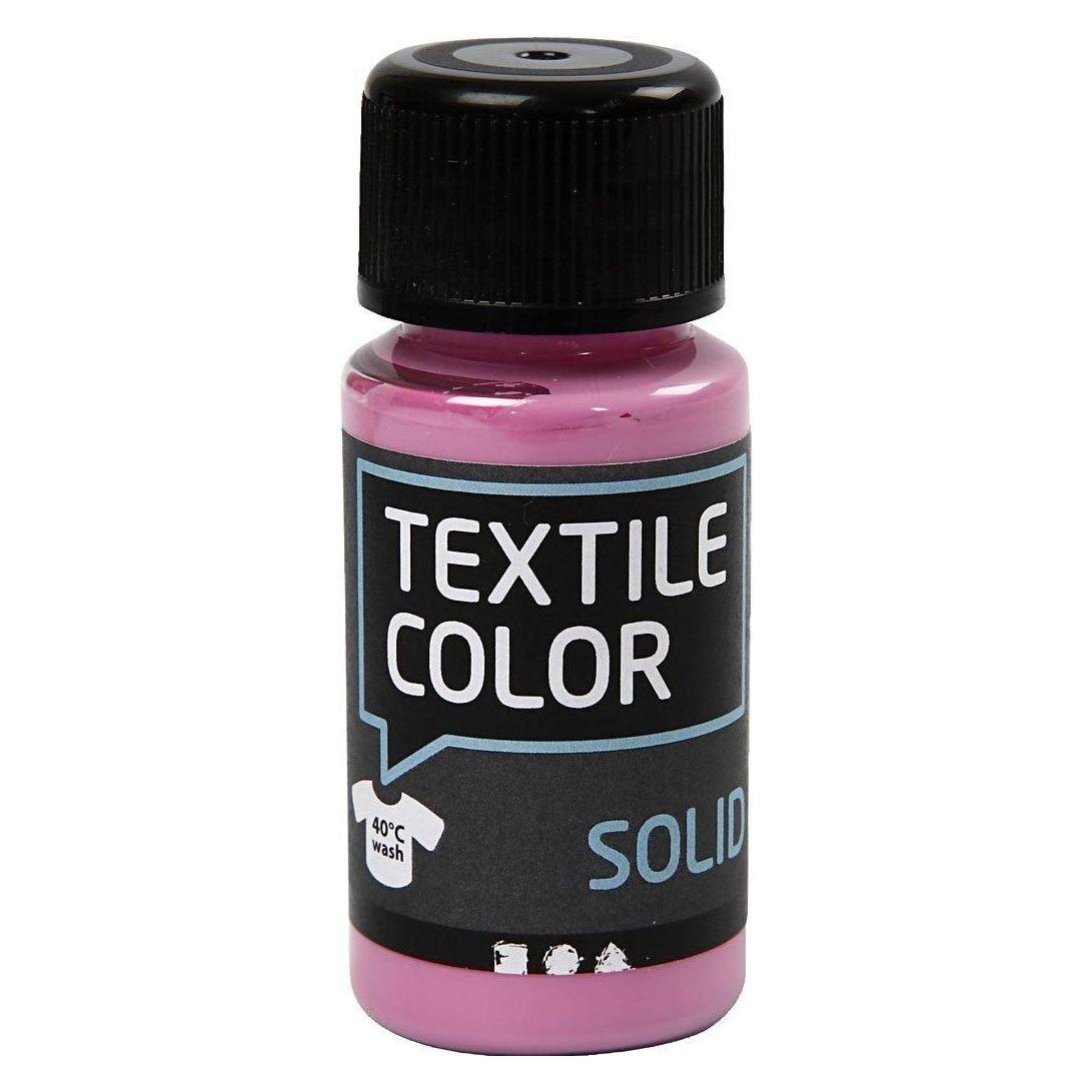 Creativ Company Textile Color Deckende Textilfarbe - Rosa, 50 ml (50 ml) (34225)
