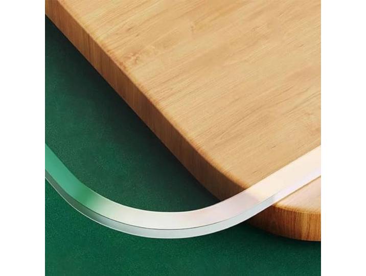 Eiauiuo Transparente PVC Tischfolie Für Esstische Klarer Tischschutz Robuste, Transparenter Oberflächenschutz, Leicht Zu Reinigen, Schützt Holzoberflächen(Transparent 3mm,100*150cm)